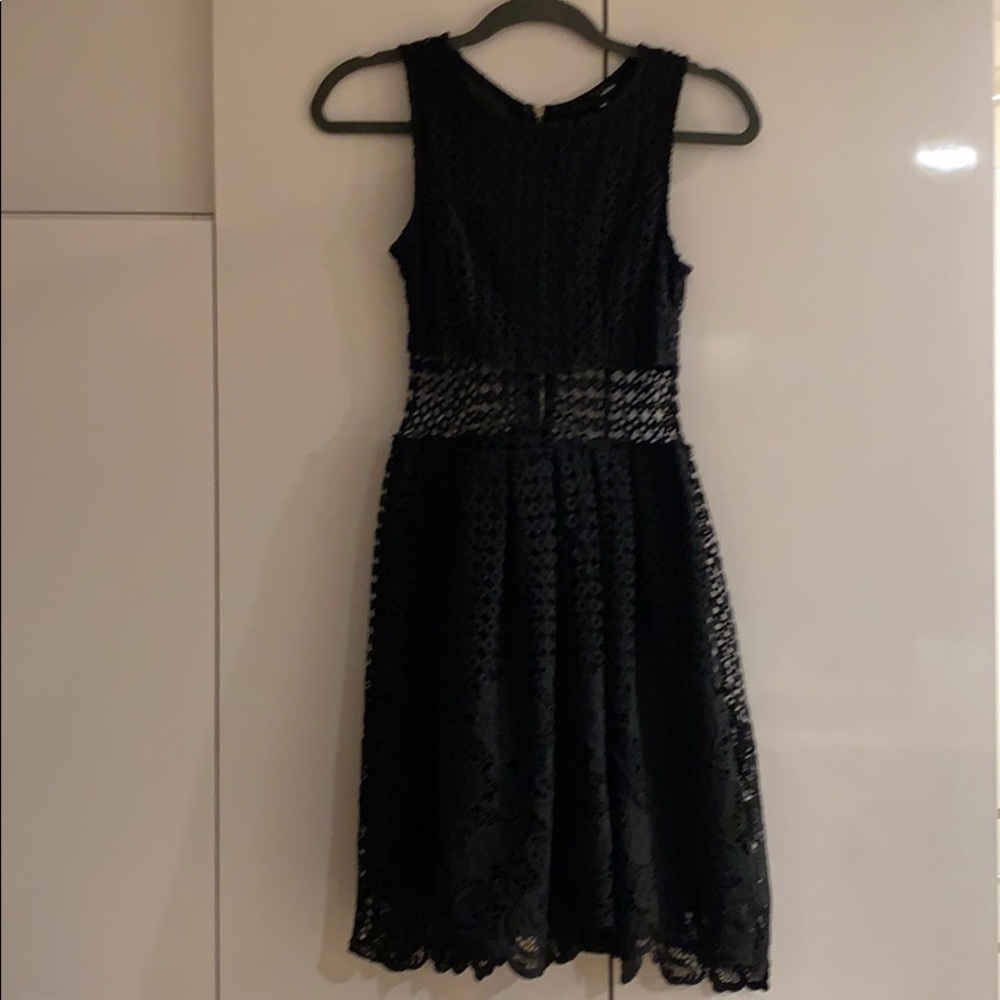 Black Aqua Lace Dress Brand New w/ Tags Size XS